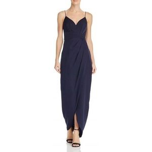 Bariano Eden Draped Midi Dress
